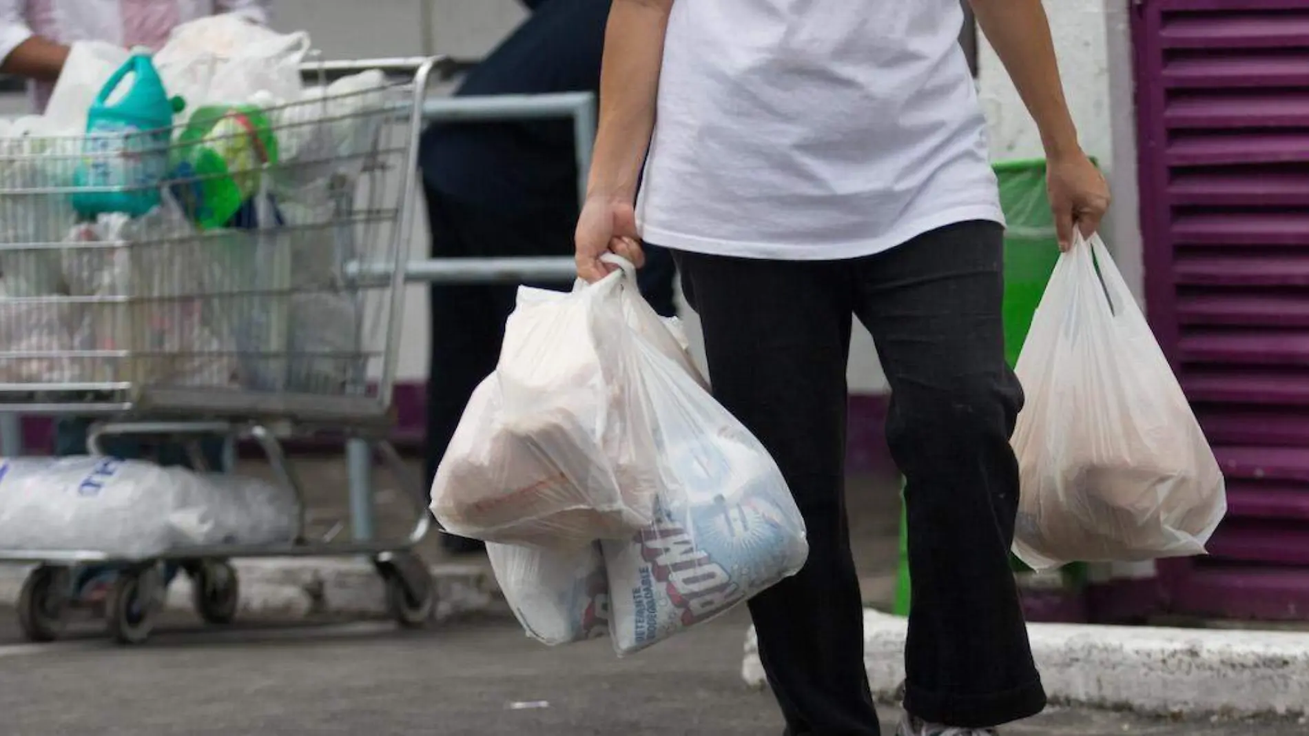 uso de bolsas de plastico